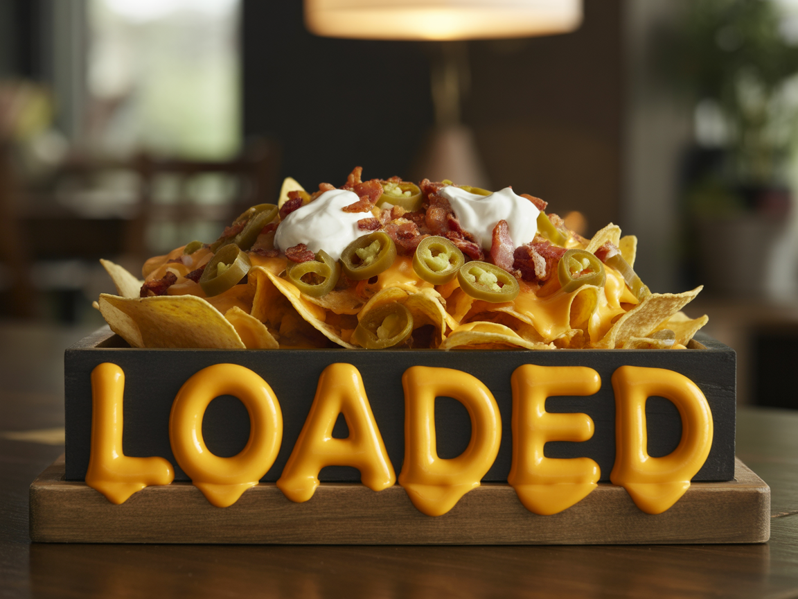 Loaded Cheese Nachos
