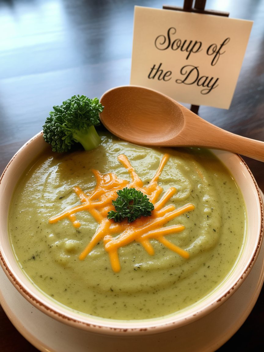 Broccoli Cheddar Soup