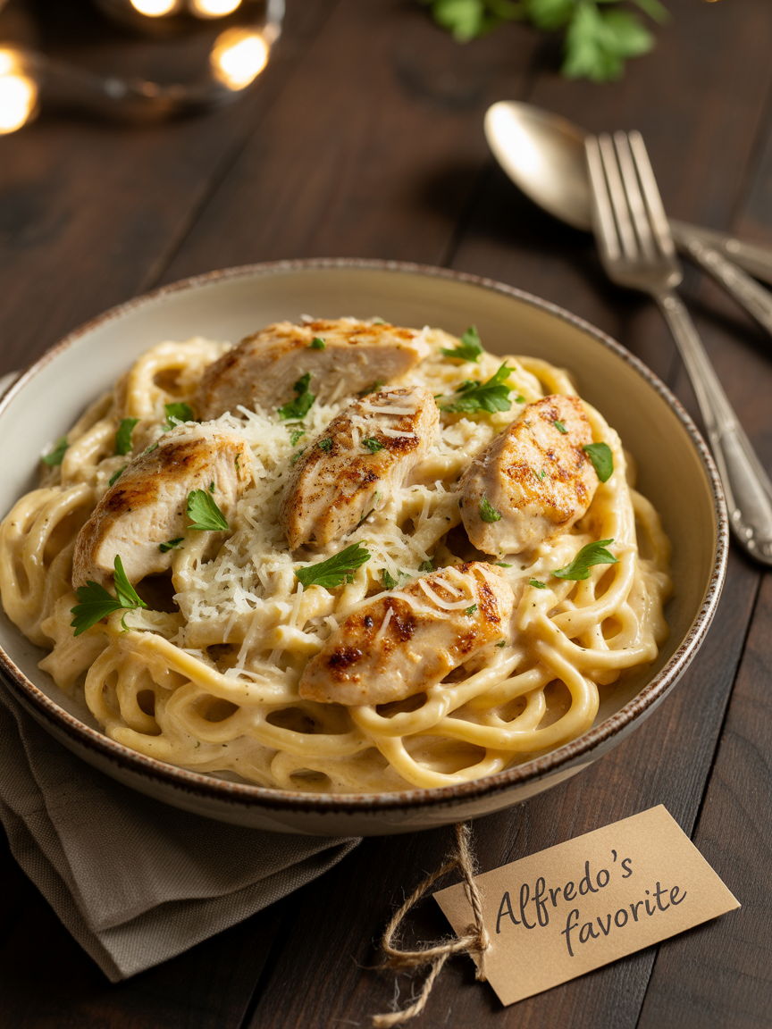 Chicken Alfredo Pasta