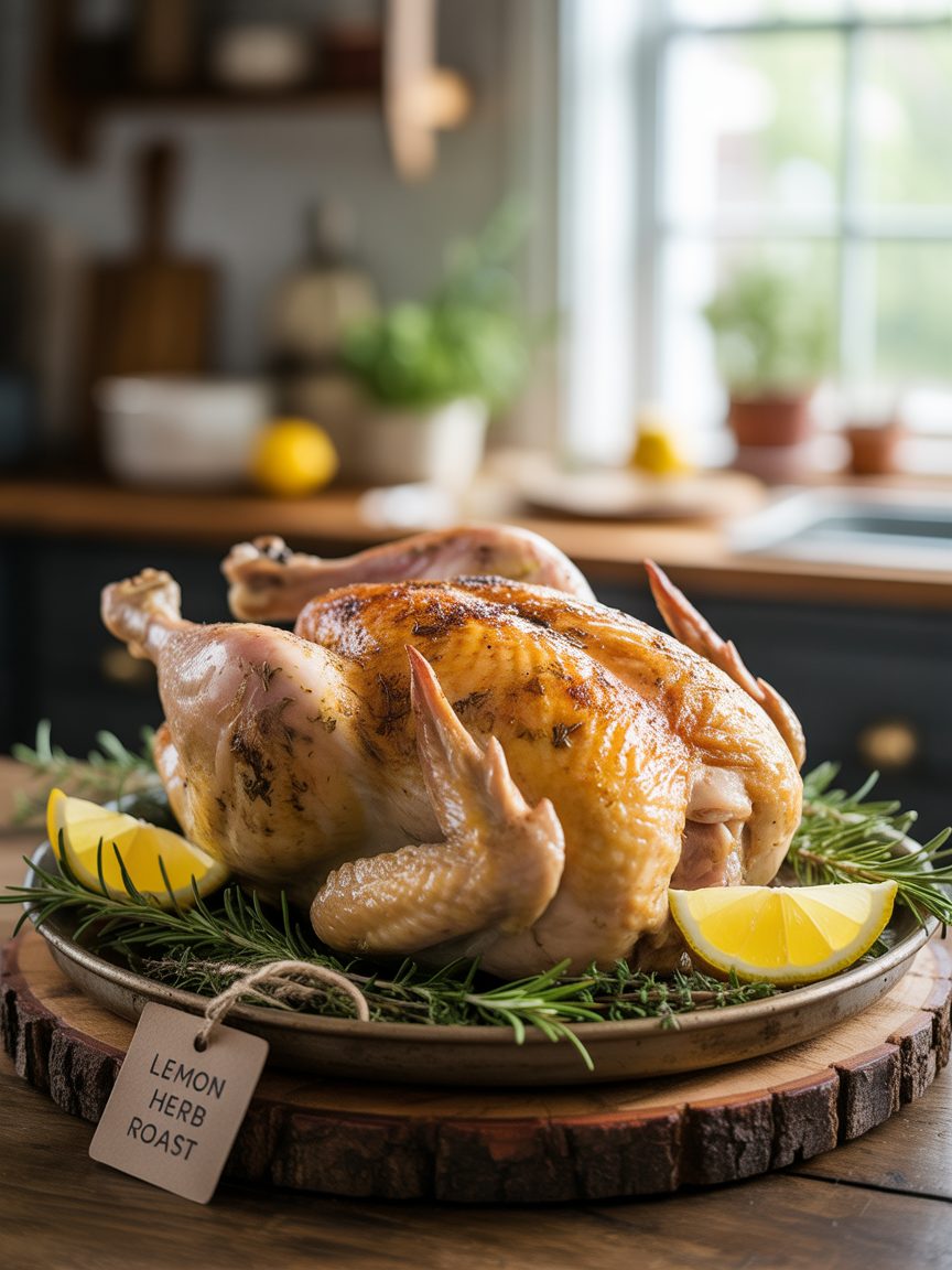Lemon Herb Roast Chicken
