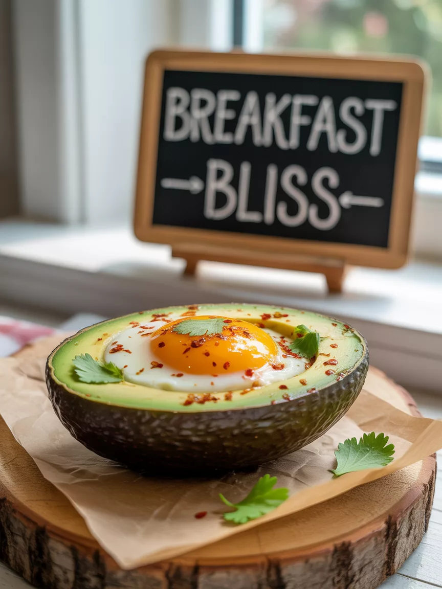 Baked Avocado Eggs