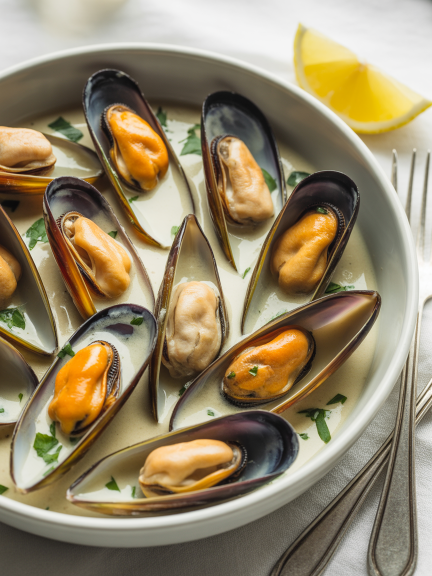 Mussels in White Wine Sauce